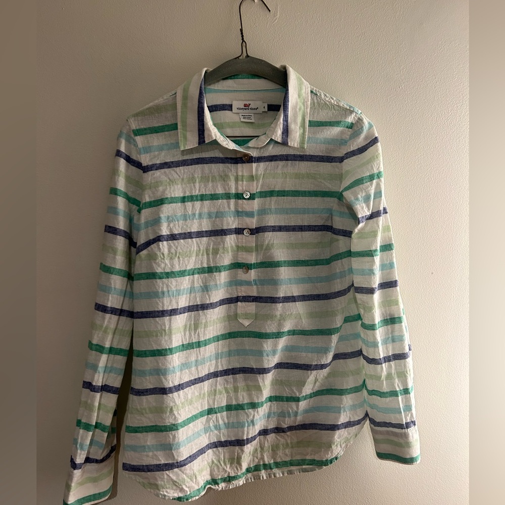 Vineyard vines linen shirt